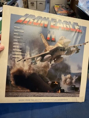 Iron Eagle II Soundtrack Vinyl LP 1988 In Shrink Alice Cooper Britany Fox - Image 1 of 4