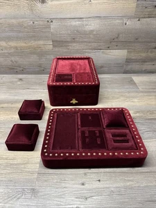 Gucci Store Display Set Jewelry Box Gucci Box Velvet - Picture 1 of 7