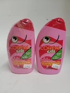 2 - L'Oreal Kinder Shampoo Extra Sanft 2 in 1 Erdbeer Smoothie Shampoo 9 Unzen - Bild 1 von 2