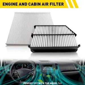 Juego de filtro de aire de cabina de filtro de motor adecuado 2014-18 KIA FORTE 97133-SH000 28113-2S000 - Imagen 1 de 18