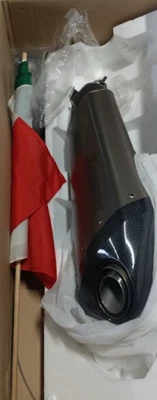 2014 DUCATI PANIGALE SUPERLEGGERA 1199 Akrapovic Left Silencer Muffler 57422012A - Image 1 of 4