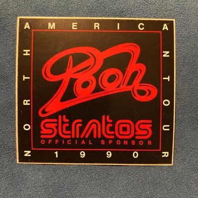 POOH - VECCHIO ADESIVO PROMOZIONALE TOUR NORTH AMERICAN 1990 - Image 1 of 4