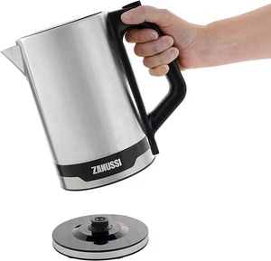 Zanussi Cordless Kettle Stainless Steel Silver 1.7L 2.2kw Fast boiling RRP £49 - Picture 1 of 6