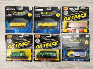 Lot of 6 Maisto & Kid Connection On Track Die Cast Metal & Plastic Trains (4) - Picture 1 of 14