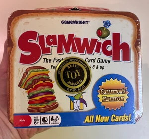 Slamwich "The Fast Flipping Card Game", Lunchbox Tin, Gamewright Collectors Ed. - Imagen 1 de 5