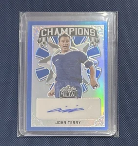 2022 Leaf Metal - Champions Autographs John Terry #C-Jt1 Blue Prismatic /10 (AU) - Picture 1 of 2