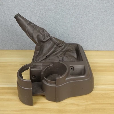 Toyota Tacoma 1995-2004 2x2 palanca de cambios manual maletero consola portavasos roble marrón OEM Foto 1 de 4