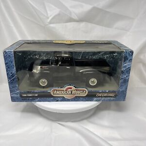 ERTL American Muscle 1956 Black Ford F-100 New Taped in Box 1:18 Scale