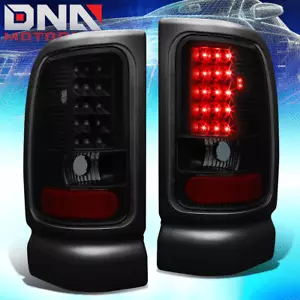 BLACK LENS SMOKED LED TAIL BRAKE LIGHT/LAMP FOR 94-02 DODGE RAM 1500/2500/3500 - Picture 1 of 8