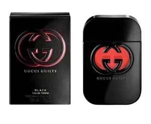 GUILTY BLACK FOR WOMEN EAU DE TOILETTE SPRAY 2.5oz / 75ml BRAND NEW In Box - Picture 1 of 2