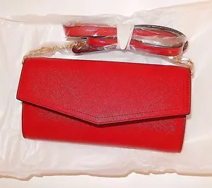 SOCIETY NEW YORK Portafoglio Donna su Catena, Rosso, 9315MH - Foto 1 di 5