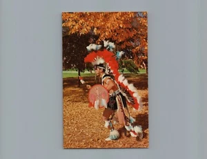 Indian Colorful Ceremonial Dance Native American Postcard HSC-242 - Picture 1 of 2