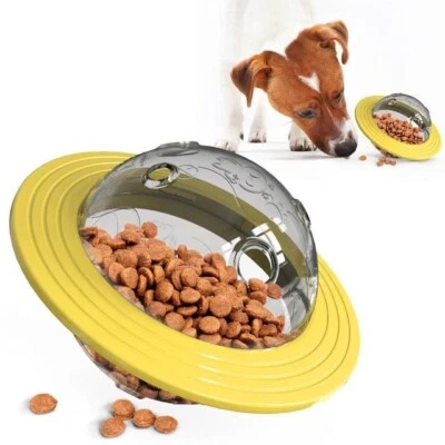 Interactive Pet Dog Cat Food Snacks Flying Play Ball Shaking Leakage Conteiner - Image 1 of 4