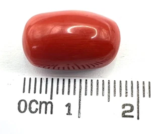 Big 11.67 Ct. Rectangle Shape Italian Coral, Loose Stone - Picture 1 of 8