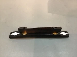 Ebony Bridge Diamond Inlay Archtop Hollowbody - Picture 1 of 6