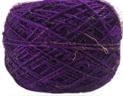 Recycled Sari Silk Yarn - Magenta (100 Grams) - Image 1 of 4