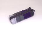 Genuine Eel Skin Leather - Small Pouch - Accessories, Key, USB / Gray Purple