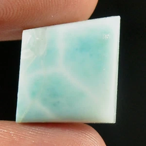 10.20Ct Dominican Republic Sky Blue Larimar Fancy Cabochon 100% Natural Gemstone - Picture 1 of 5