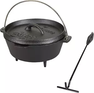 Horno holandés de hierro fundido pre-sazonado - Imagen 1 de 9