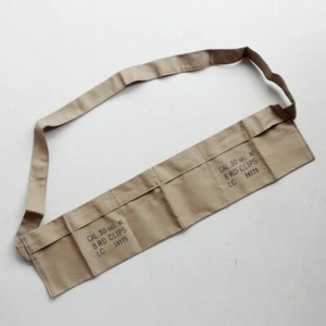 WWII US M1 Garand Bandoleer AMMO POUCH CAL 30 BALL M2 8 RD CLIPS Pouches -1251 - Picture 1 of 5