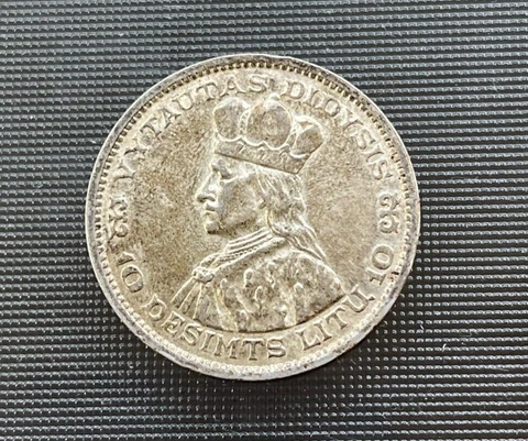1936 Lithuania 10 Litu - AU+ - #2 Cover