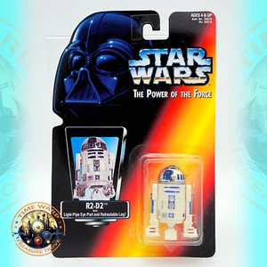 Star Wars Power of the Force II R2-D2 Figur RED CARD 1995 Mint on Card - Bild 1 von 9