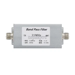 High Quality 21MHz BPF Band Pass Filter Shortwave LC Filter 15m Band 200W - Picture 1 of 6