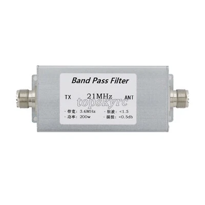 High Quality 21MHz BPF Band Pass Filter Shortwave LC Filter 15m Band 200W New - Image 1 of 4