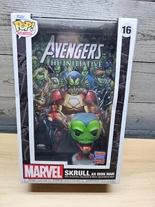 COPERTINE FUMETTI FUNKO POPS - SKRULL AS IRON MAN - #16 - NUOVE CON SCATOLA - Foto 1 di 10