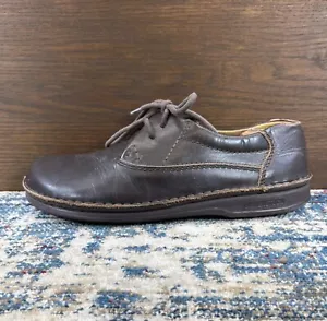 Birkenstock Memphis Brown Leather Oxford Sz 45EU Mens US 12 Lace Up - Picture 1 of 14