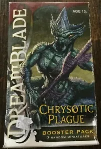 Dreambrade Chrysotic Plague Booster Pack 7 figuras aleatorias - Sellado de fábrica Nuevo en caja - Imagen 1 de 2
