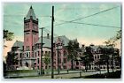1912 Indiana State Normal Exterior Building Terre Haute Indiana Vintage Postcard
