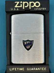 Vintage 1958 Inland Boxes Advertising Chrome Zippo Lighter NEW - Picture 1 of 7