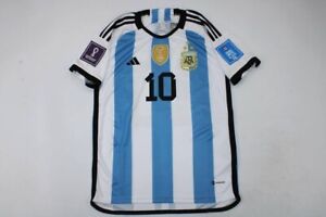 Argentina MESSI # 10 Soccer Home Jersey S-XXL