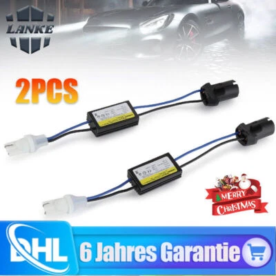 2PCS LED Lastwiderstand Canbus System für Led Standlicht w5w Adapter Widerstand - Bild 1 von 4
