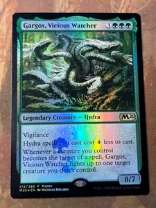 1x FOIL GARGOS, VICIOUS WATCHER HYDRA - M20 - MTG - Magic the Gathering - Picture 1 of 1