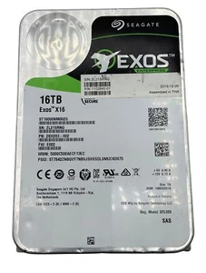 Seagate EXOS X16 16TB SATA 3,5" (ST16000NM002G) 2KH203-002 - GETESTET - Bild 1 von 4