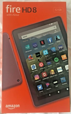 AMAZON FIRE HD8 TABLET (10th gen) PLUM 32GB BRAND NEW FACTORY SEALED ~ FAST SHIP - Image 1 of 3