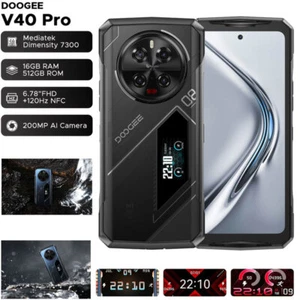 DOOGEE V40 PRO 5G 4G Rugged Smartphone Android 14 Outdoor Mobile 4nm Octa Core - Picture 1 of 14