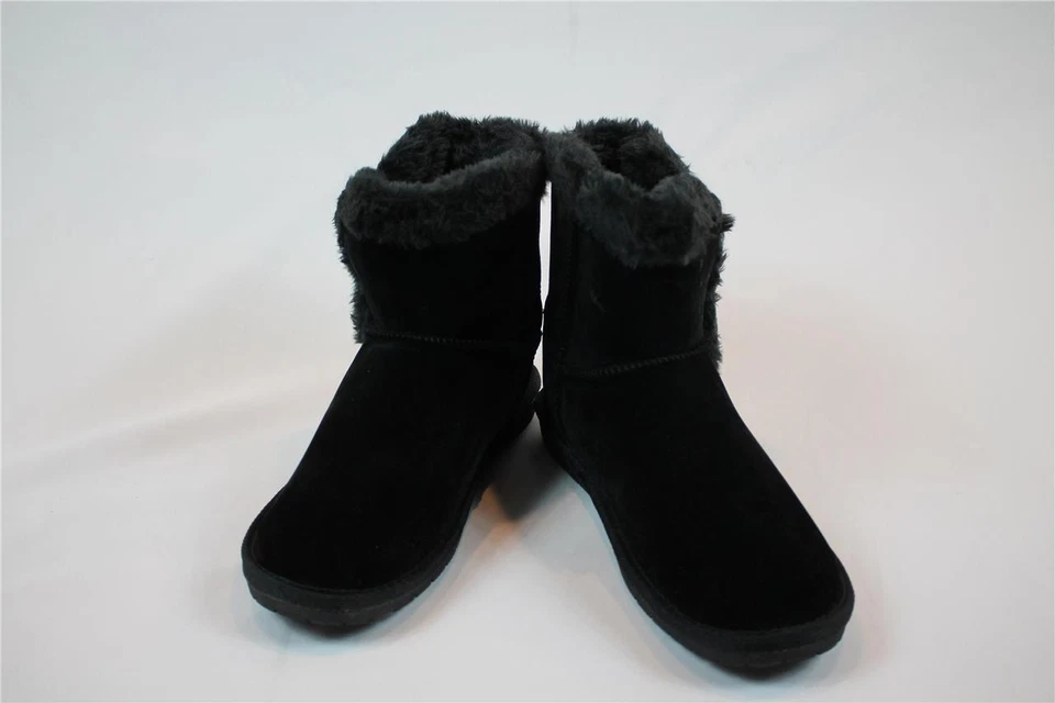 Sugar Black Microfiber Ankle Cold Weather Boot 8 M