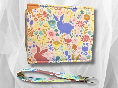 Disabled blue badge holder, blue badge wallet, Key fob, Hologram safe,Rabbits