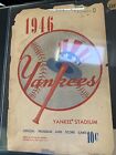 1946 New York Yankees Program Cover Signed Autograph By Comedian Joe E. Brown