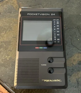 Televisión portátil Realistic Color PocketVision 234 #16-160 VNTG ENVÍO RÁPIDO - Imagen 1 de 9