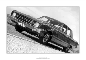 Póster Chrysler Valiant VF Pacer A2 estampado artístico - motor 225 - 59 x 42 cm - Imagen 1 de 3