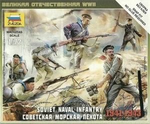 Infantería Naval Soviética Zvezda 1/72 Segunda Guerra Mundial (1941-1943) - Imagen 1 de 1