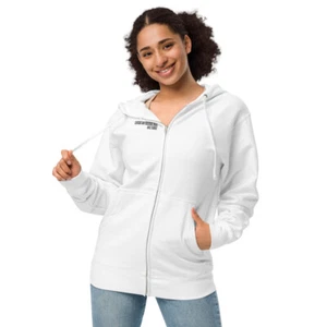 Unisex fleece zip up hoodie - Picture 1 of 2