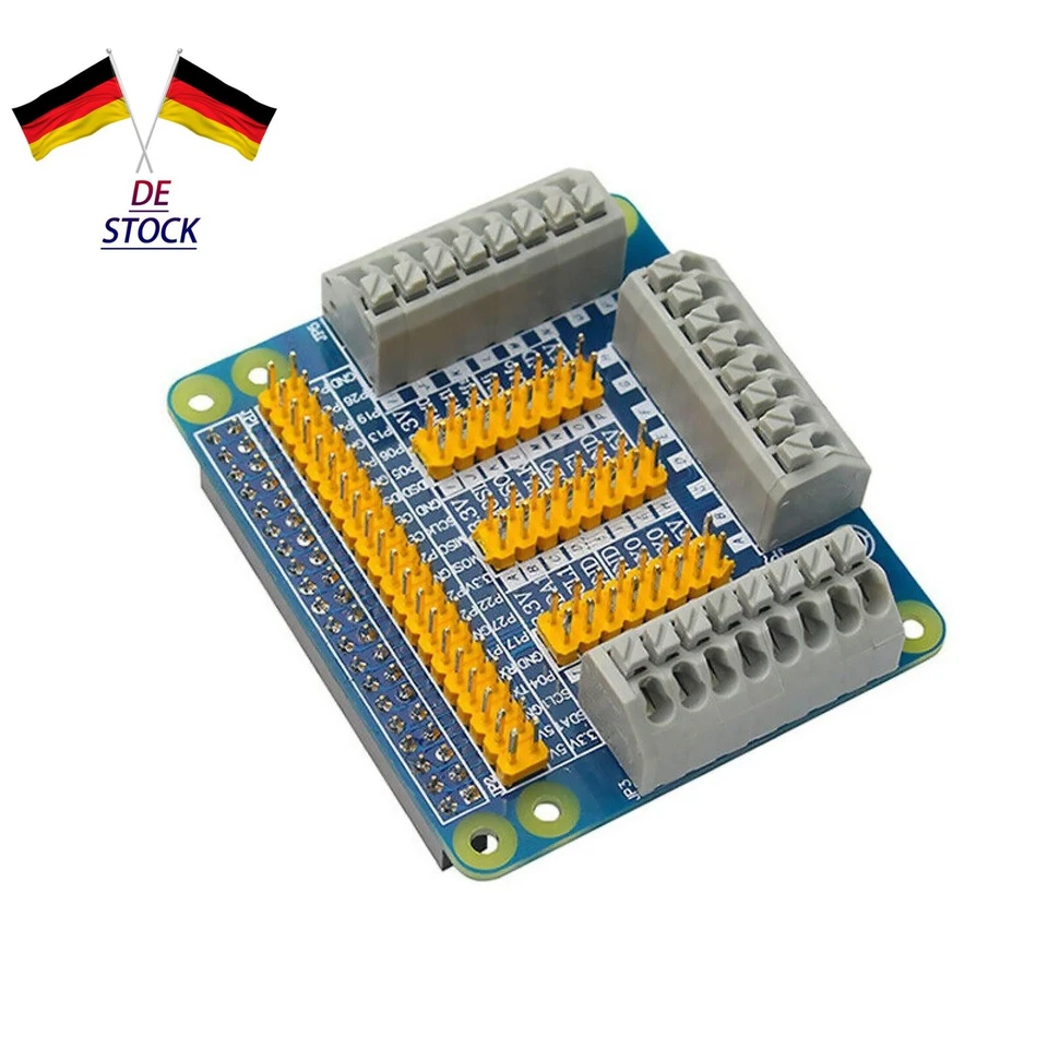40-Pin GPIO Multifunctional Extension Board Kit For Raspberry Pi 3B/3B+/4B DIY a - Bild 1 von 4
