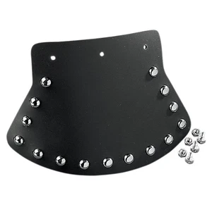 Studded Black Mud Flap Spray Suppression for Harley-Davidson/Universal - Medium - Picture 1 of 1