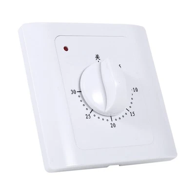 1Pc AC 220V 10A 30Min Electric Time Countdown Digital Time Plug Timer Switch XG - Image 1 of 4