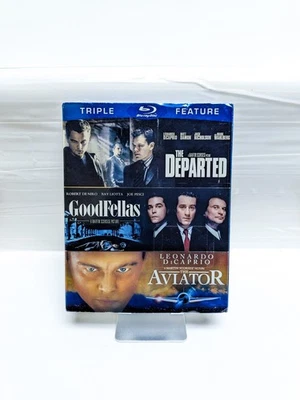 The Departed/Goodfellas /The Aviator (Blu-ray) W/Slipcover RARE OOP NEW SEALED - Image 1 of 3